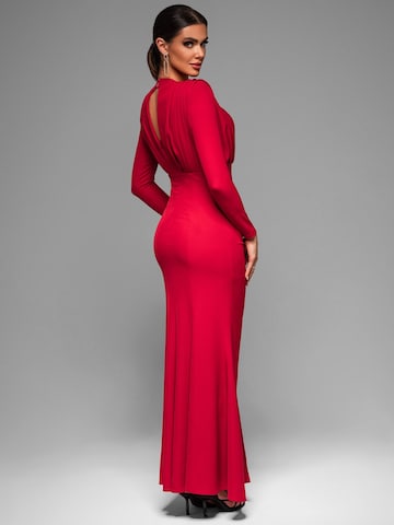 Ombre - Vestido de noche en rojo