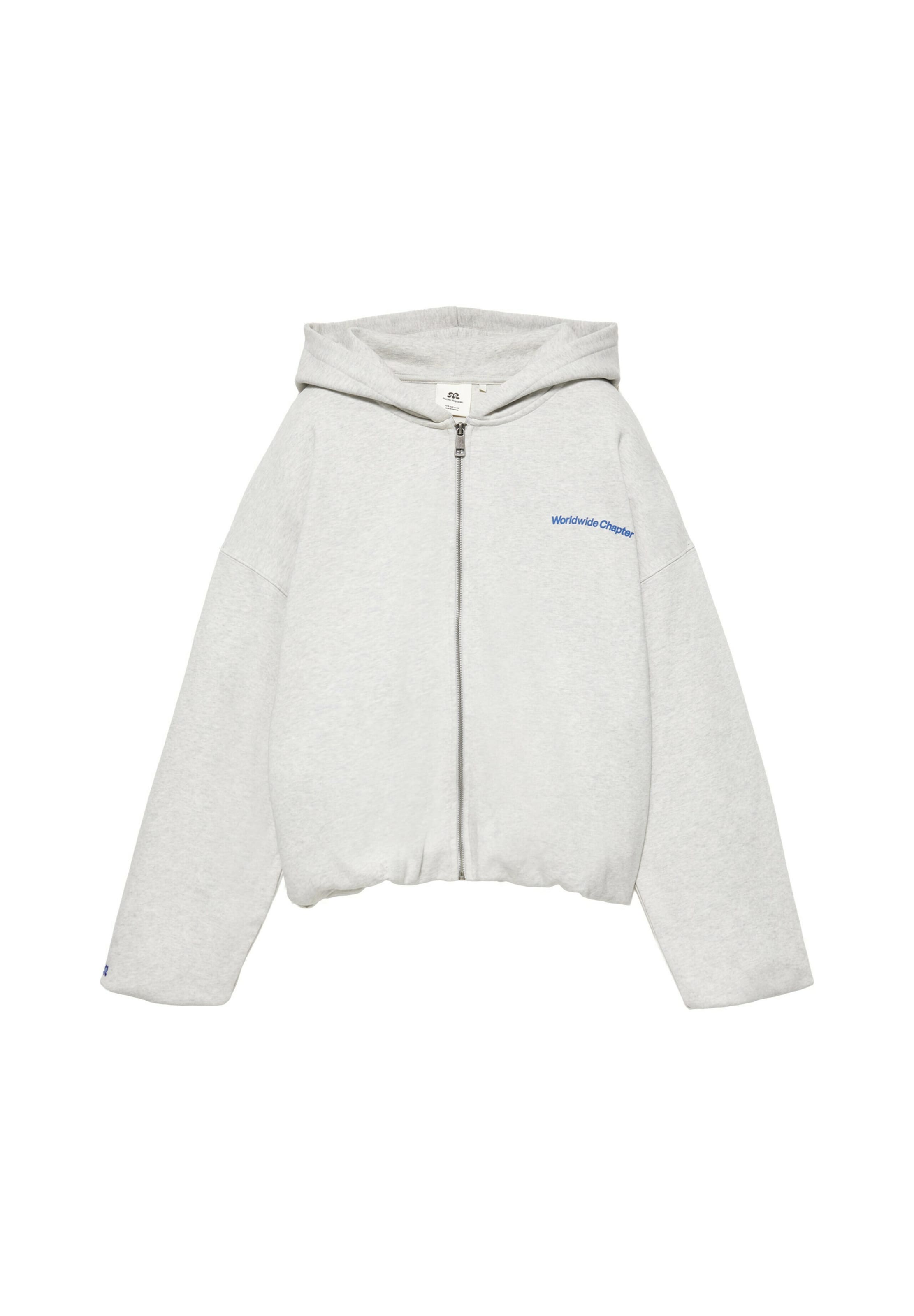 Veste de survêtement Pull&Bear en gris : devant