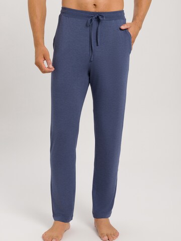 Hanro Regular Sportbroek ' Casuals ' in Blauw: voorkant