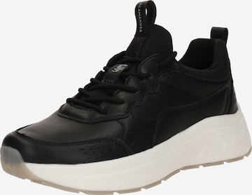 SALAMANDER Platform trainers in Black: front