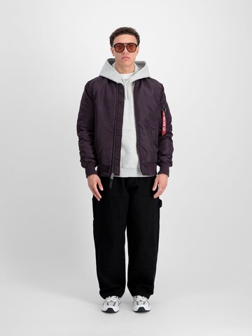 ALPHA INDUSTRIES Between-Season Jacket 'MA-1 VF 59' in Purple