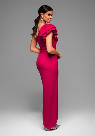 Ombre Avondjurk in Roze