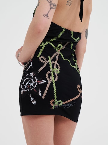 Ed Hardy Kleid 'Panther' in Schwarz