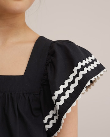 WE Fashion Рокля в черно