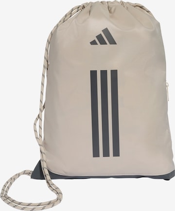 Sacs de sport à cordon 'PWR' ADIDAS PERFORMANCE en beige : devant