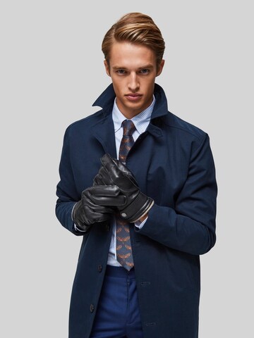 Gants 'Poul' SELECTED HOMME en noir : devant