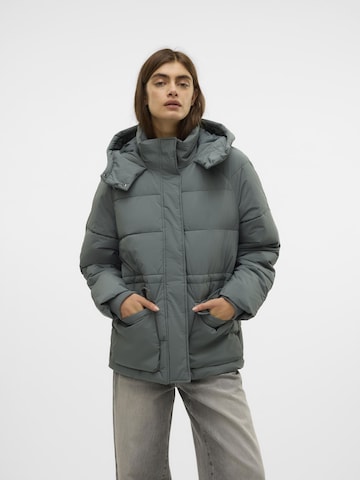 VERO MODA Winter Jacket 'DIANA' in Green: front