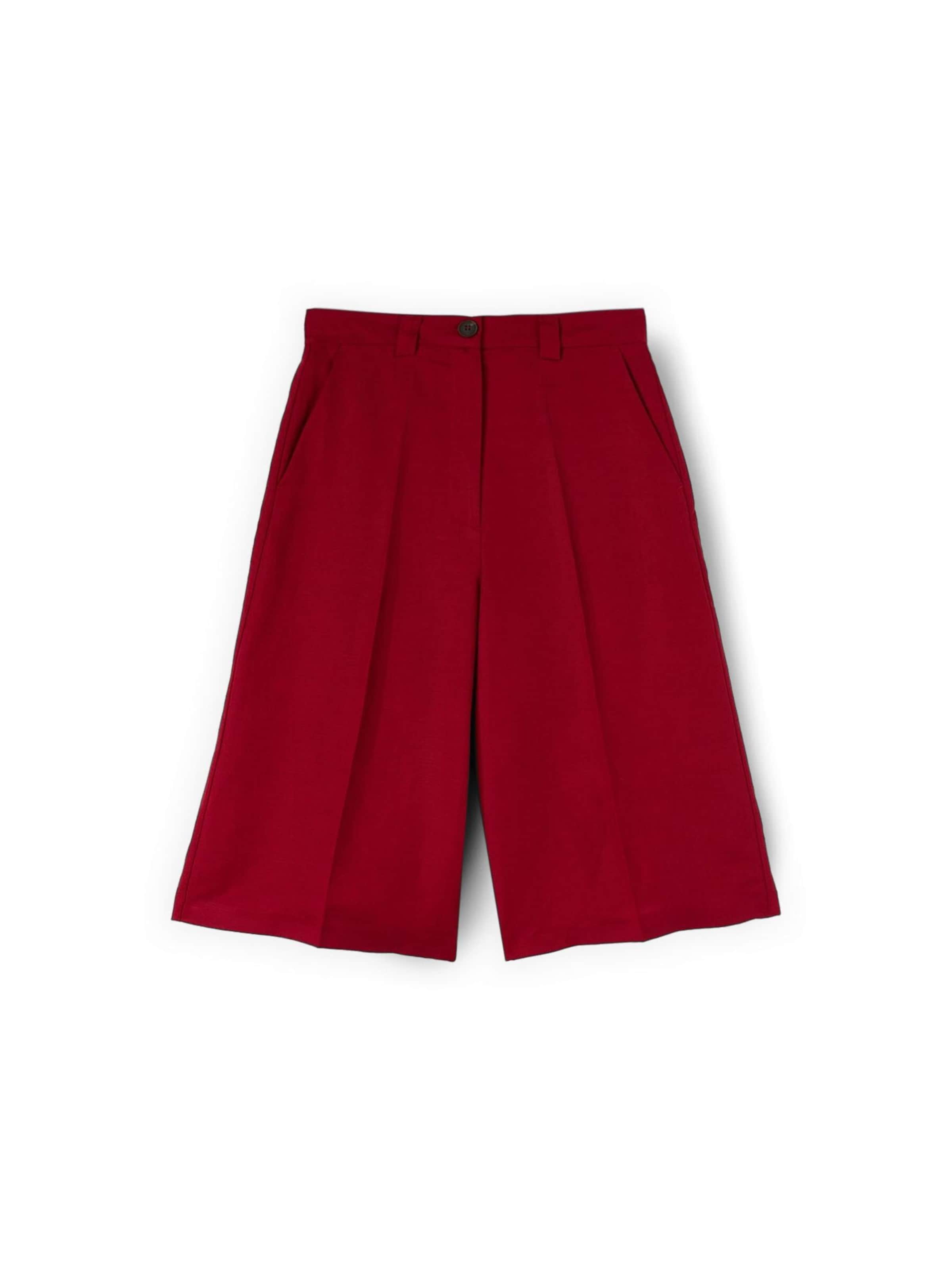 MOTIVI Wide leg Pants in Red: front