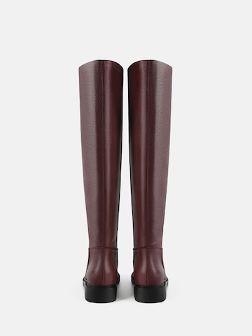 L37 HANDMADE SHOES Boots 'MR JONES MAXI' in Rot