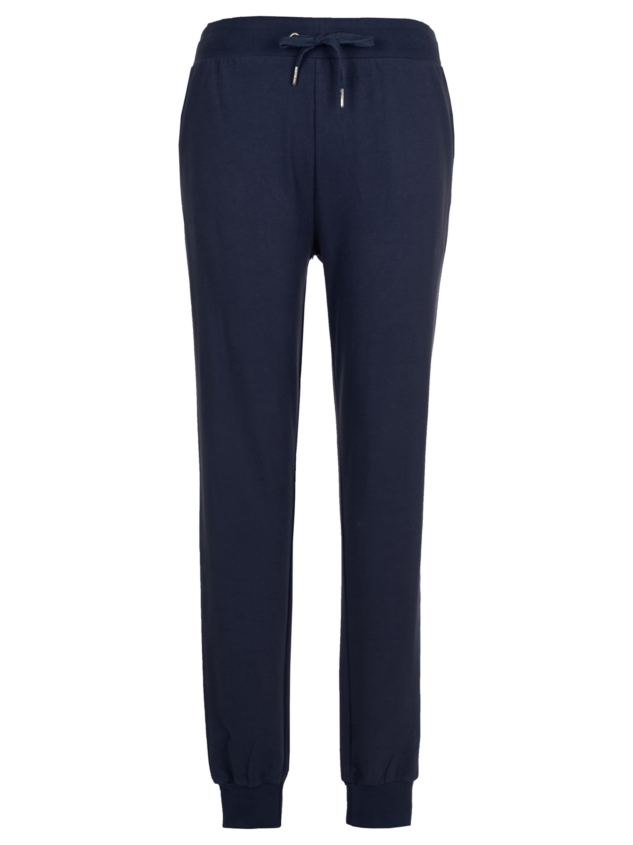 Pastunette Pyjamabroek 'Pants with cuffs' in Blauw: voorkant