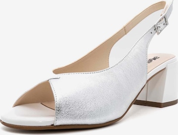 MELLUSO Strap Sandals in Silver