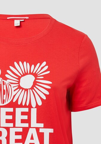 T-shirt QS en rouge