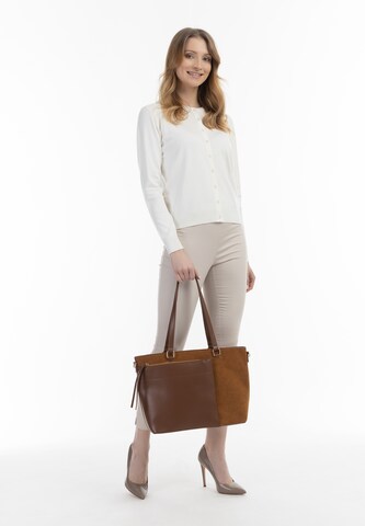 usha BLACK LABEL Shopper in Brown