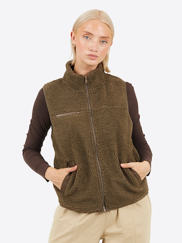 Gilet di BRAVE SOUL in marrone: frontale