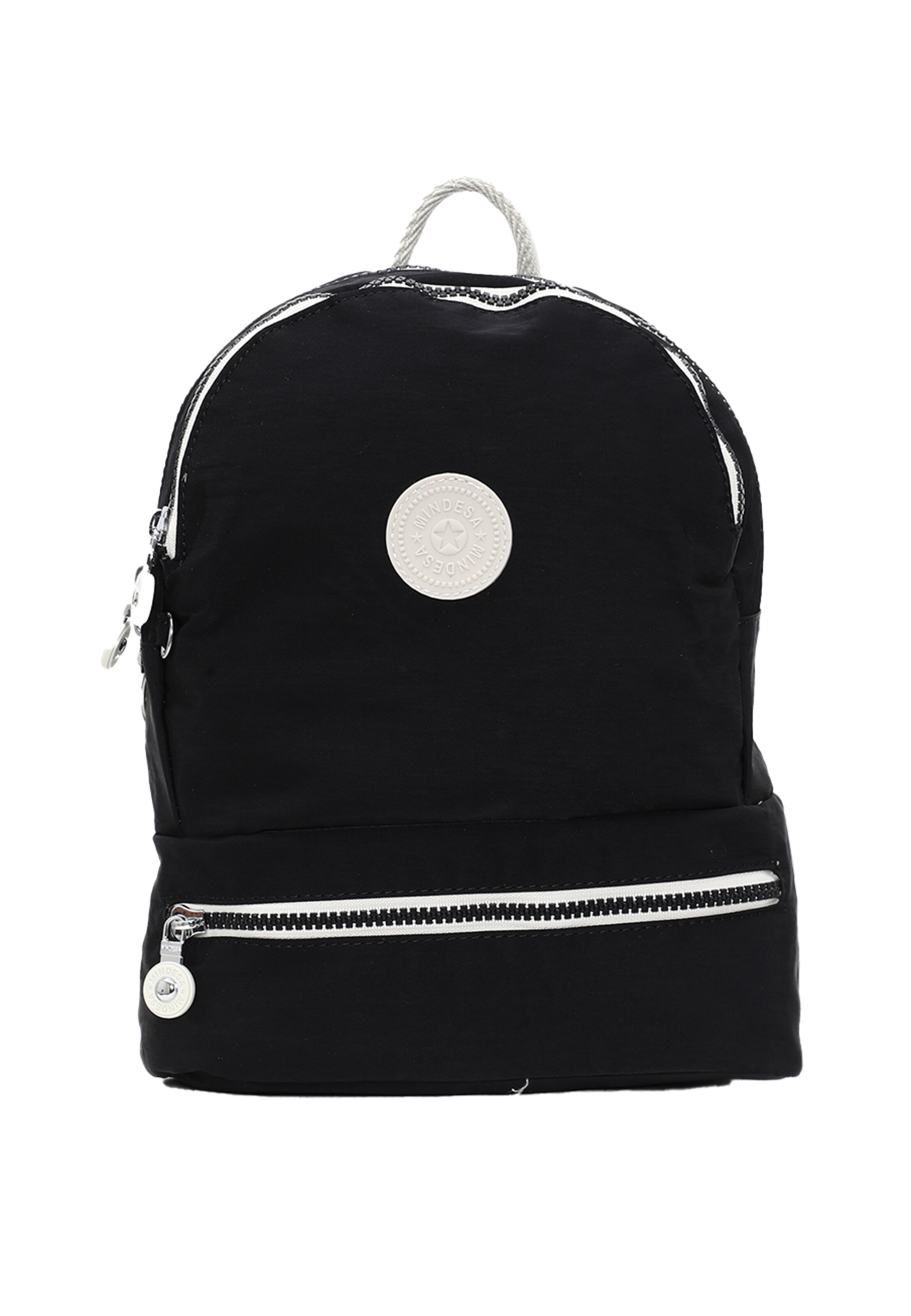 Mindesa - Mochila en negro: frente
