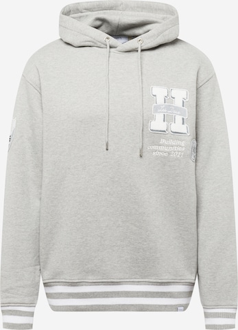 Les Deux Sweatshirt 'Varsity' in Grey: front