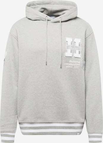 Les Deux Sweatshirt 'Varsity' in Grau: predná strana