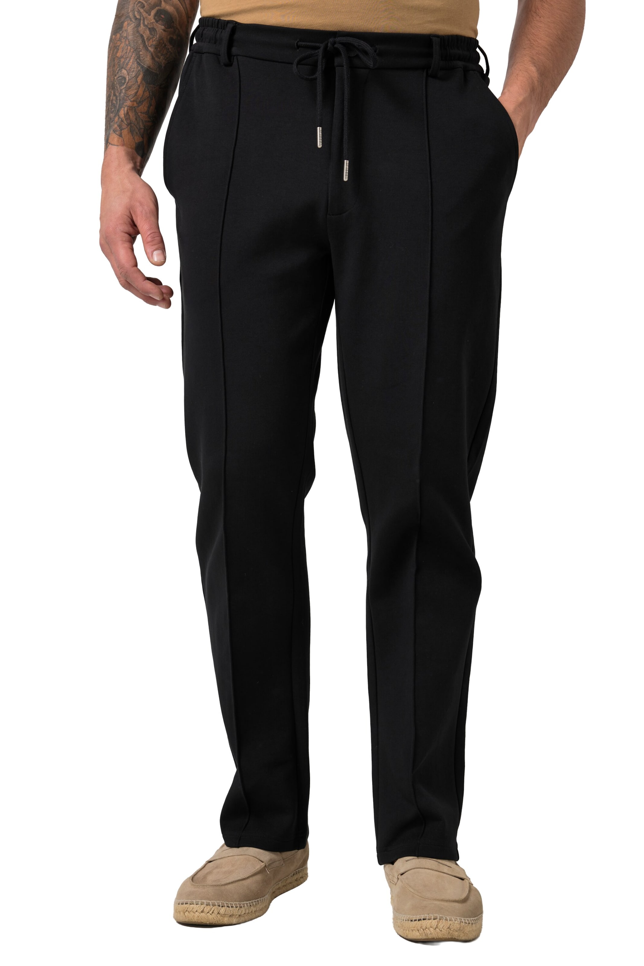 JP1880 Regular Hose in Schwarz: Vorderseite