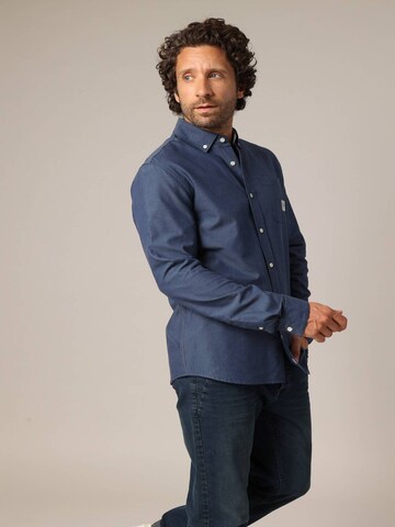 Coupe regular Chemise 'NAOKO' Deeluxe en bleu