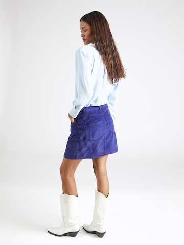 KnowledgeCotton Apparel Skirt in Purple