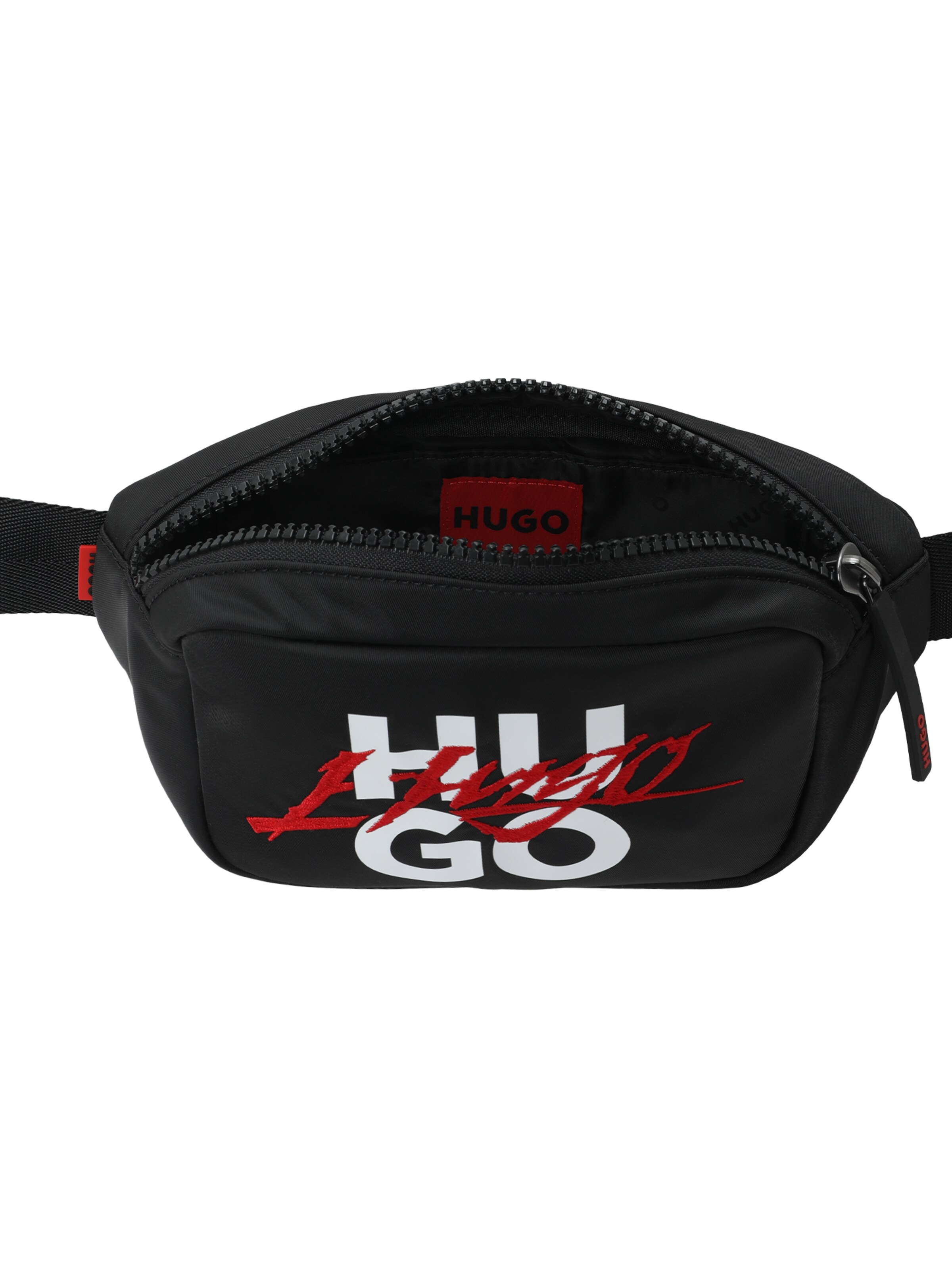 HUGO Gürteltasche 'Handwritten 2.0' in Schwarz