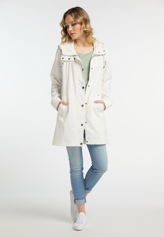 Parka mi-saison DreiMaster Vintage en blanc