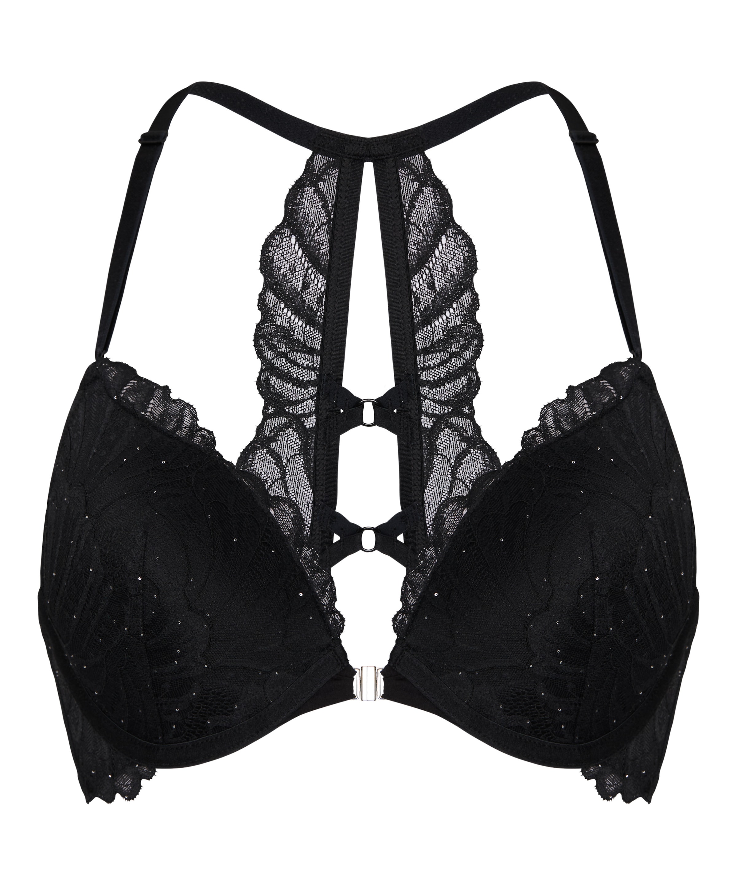 Hunkemöller Push-up Bra 'Erica' in Black: front