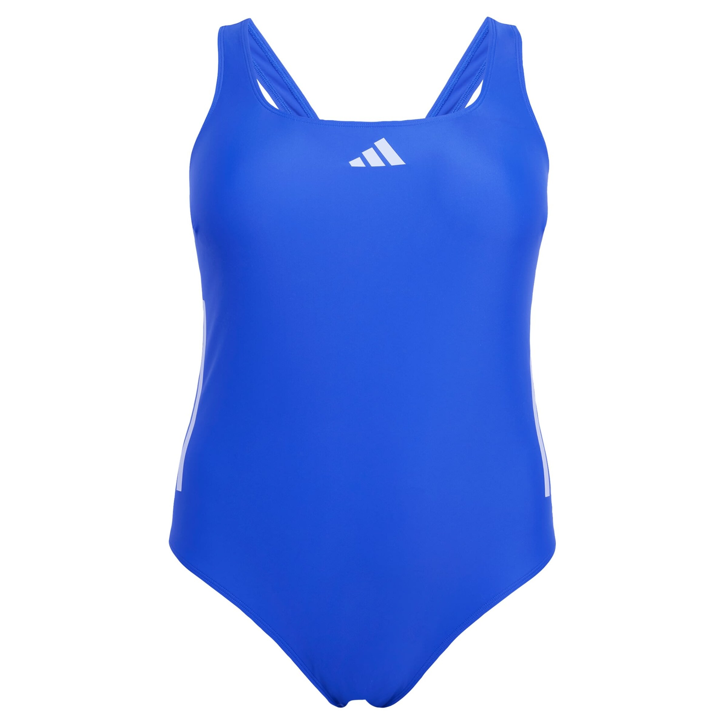 ADIDAS PERFORMANCE - Bañador de natación '3-Stripes C-Back (Plus Size)' en azul: frente
