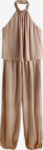 Next Overal – hnědá: přední strana