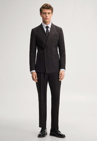 JOOP! Regular Trousers with creases in Brown