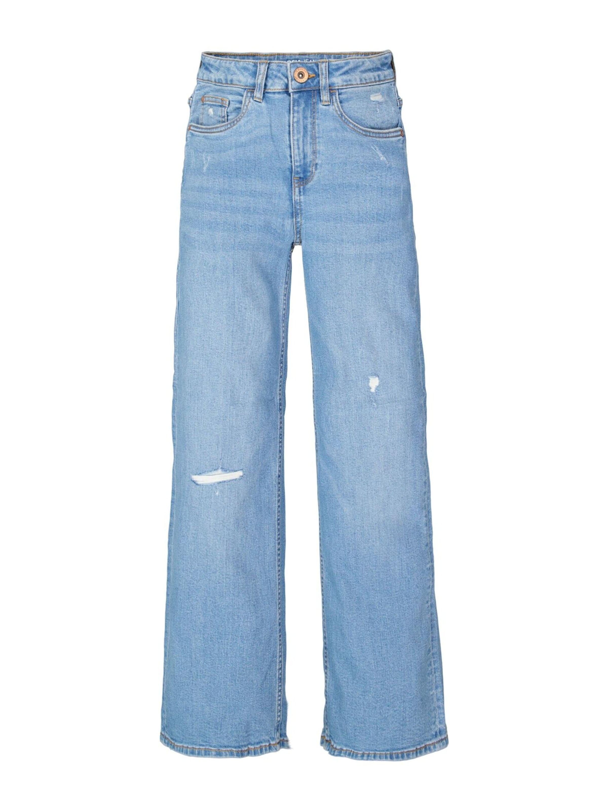 GARCIA Slim fit Jeans 'Wide Leg Pant Jeans Annemay slim fit' in Blue: front