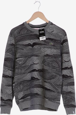 Lacoste LIVE Sweatshirt & Zip-Up Hoodie in M in Grey: front