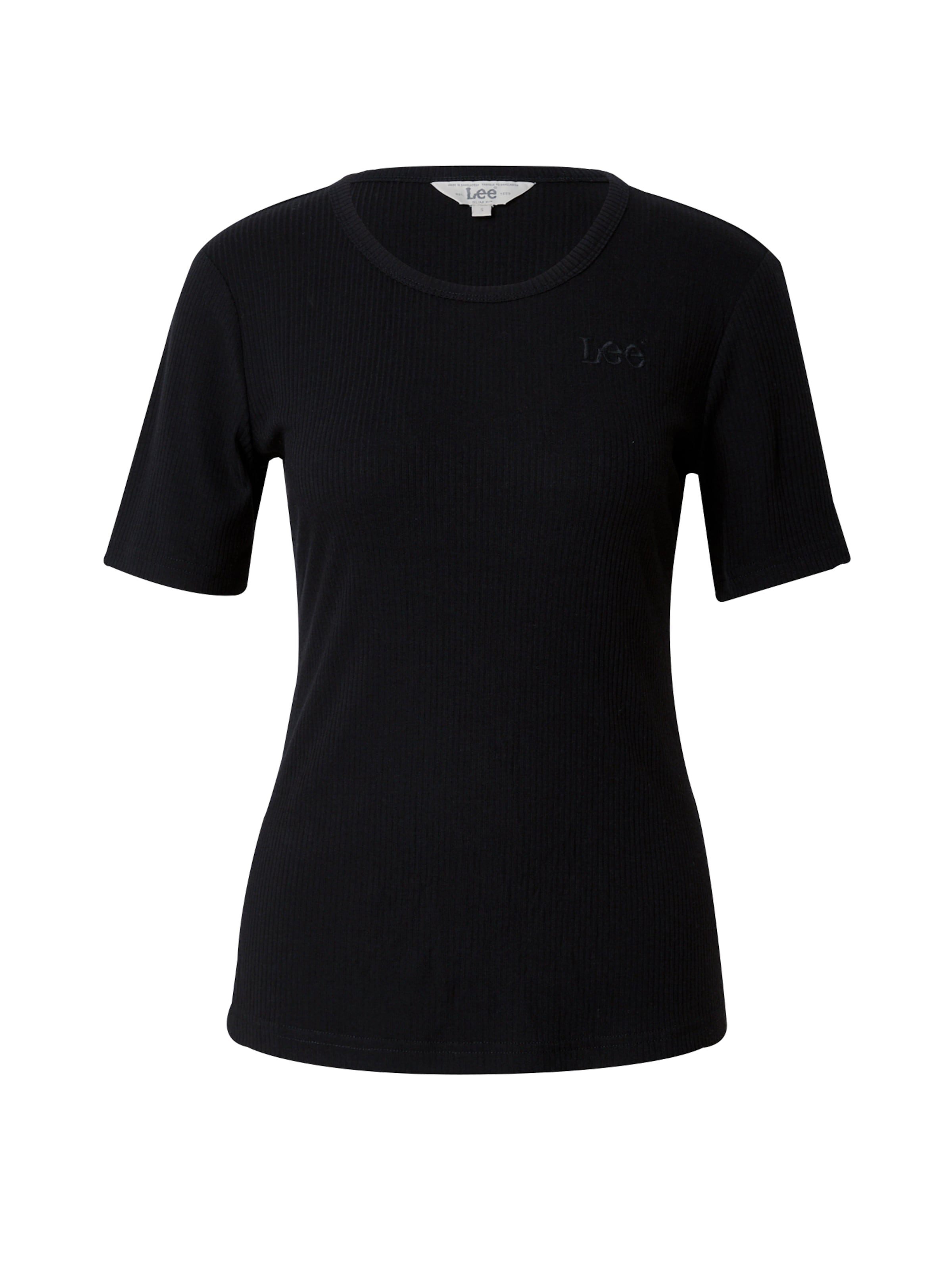 Lee Shirt 'ELBOW SLEEVE TOP' in Black: front