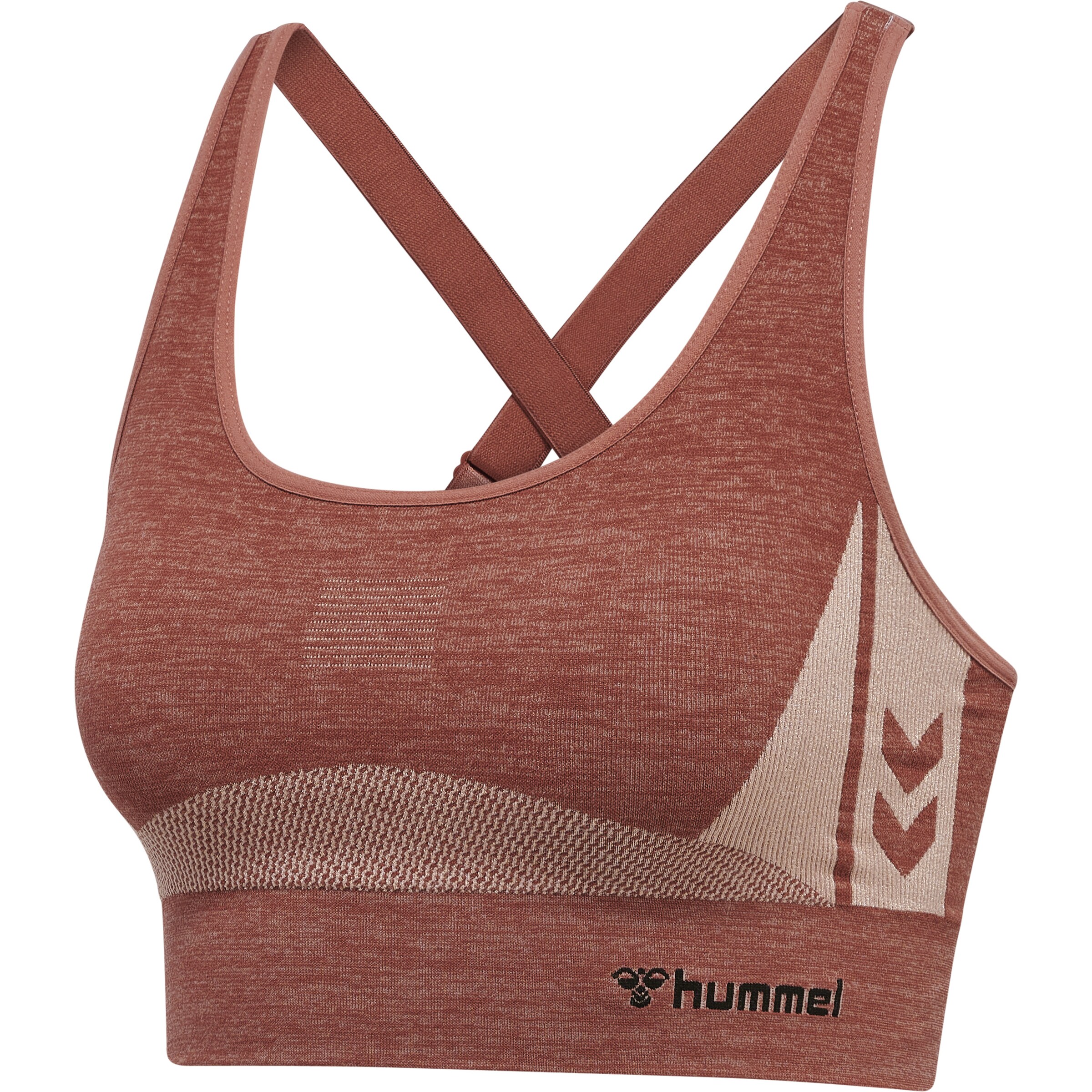 Hummel Bustier Sport top - piros
