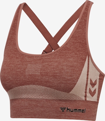 Hummel Bustier Sporttop in Rot