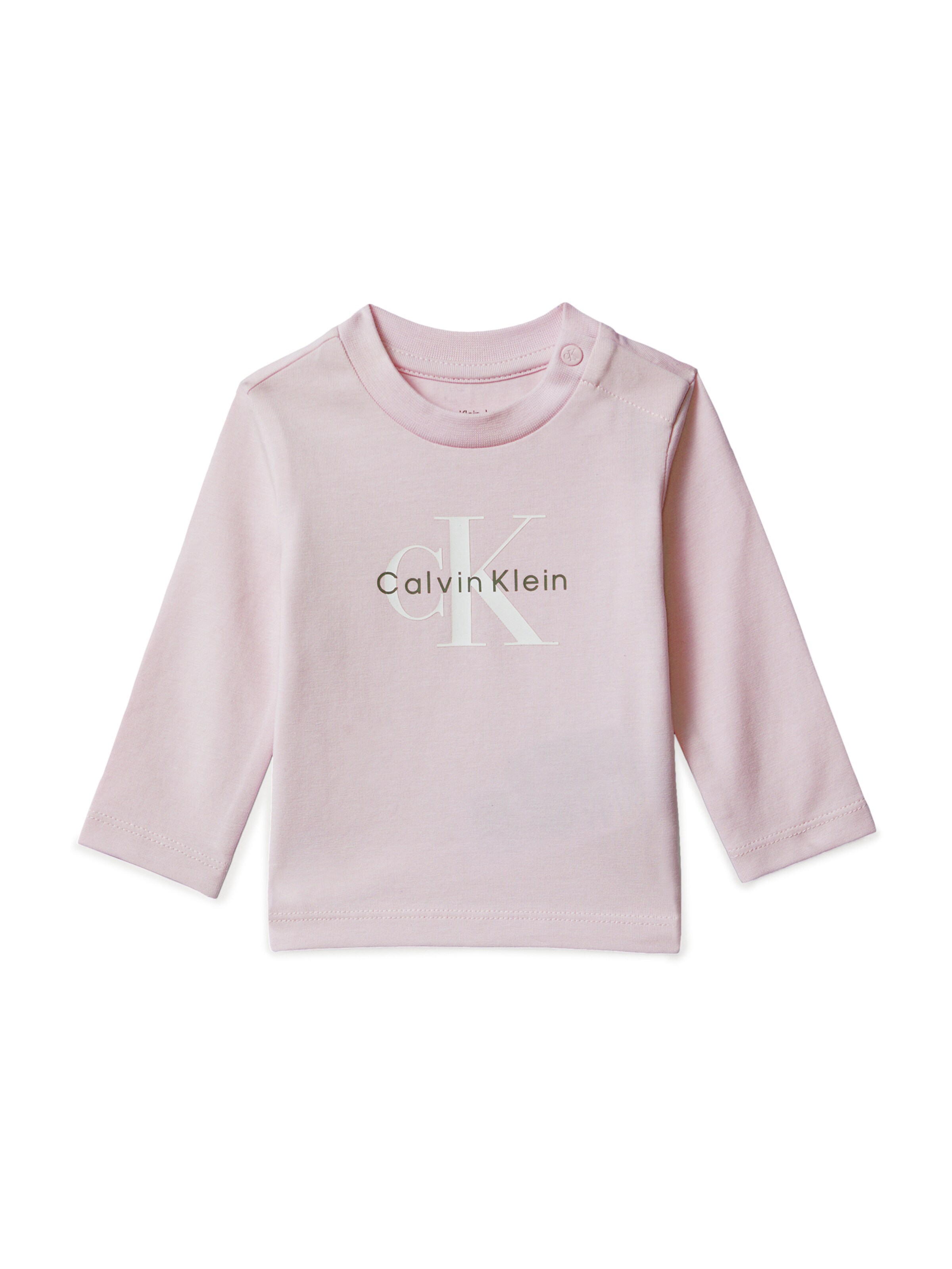 Calvin Klein Jeans Μπλουζάκι σε ροζ: μπροστά