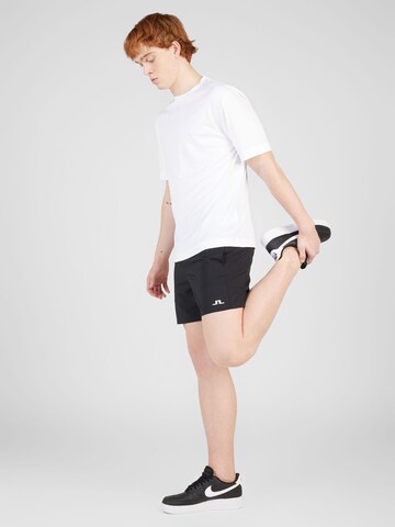 J.Lindeberg Regular Sportshorts 'Preston' in Schwarz