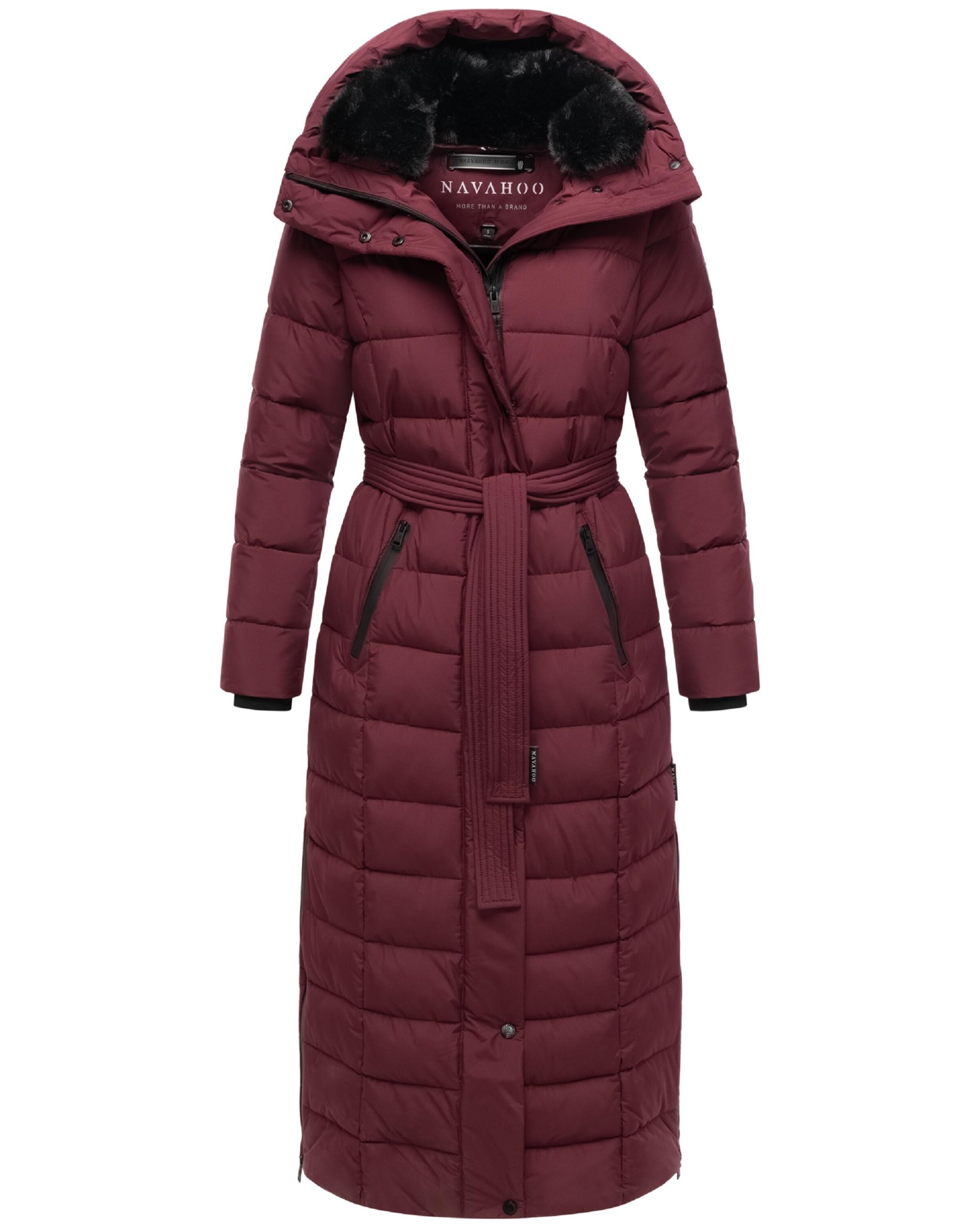 NAVAHOO Winter coat 'Das Teil XIV' in Red