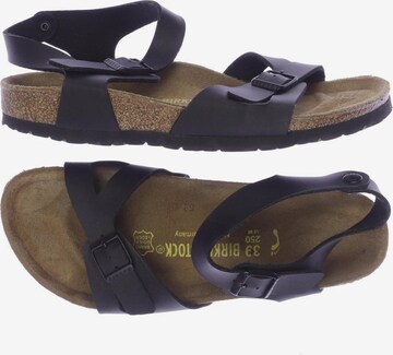 BIRKENSTOCK Sandalen 39 in Schwarz: predná strana