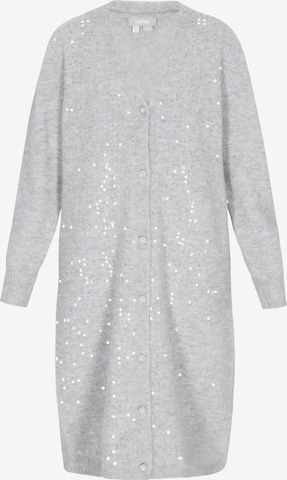 Usha - Cárdigan en gris: frente