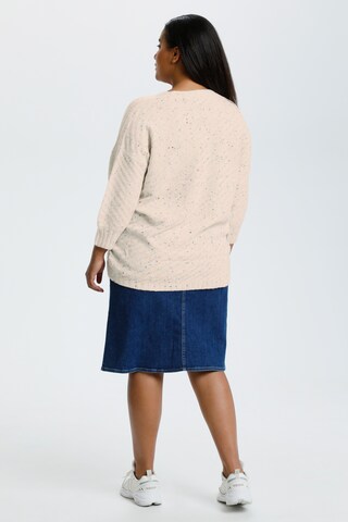 KAFFE CURVE Pullover in Beige