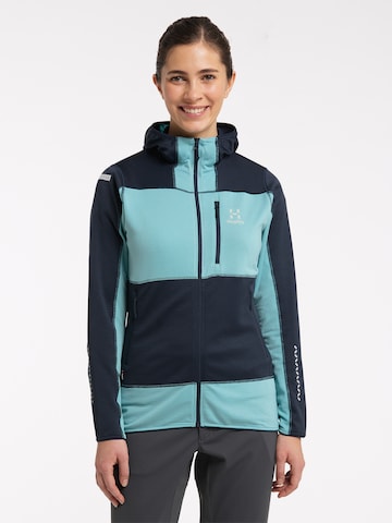 Haglöfs Athletic Fleece Jacket 'L.I.M Mid Fast' in Blue: front