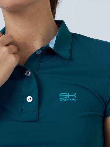 SPORTKIND Funktionsshirt 'Poloshirt'‌‌‌‌‌‌‌ in Grün