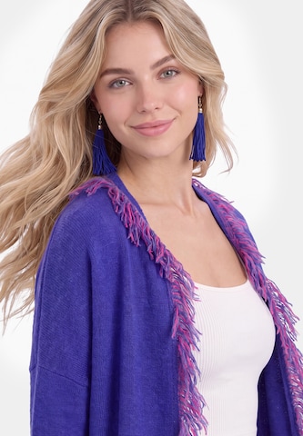 IZIA Gebreid vest in Blauw