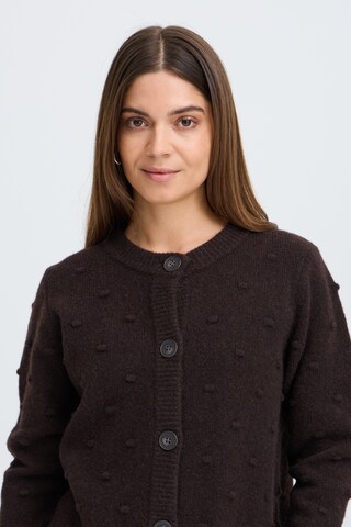 Pulz Cardigan 'DAGMAR ' i brun