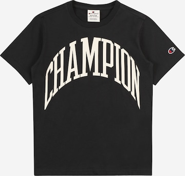 Champion Authentic Athletic Apparel Μπλουζάκι σε μαύρο: μπροστά