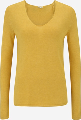 TOM TAILOR Sweater in Yellow: front