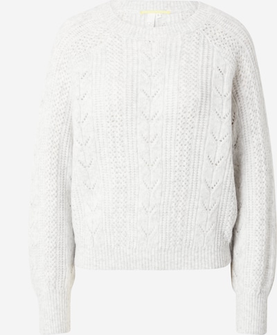 QS Pull-over en blanc chiné, Vue avec produit