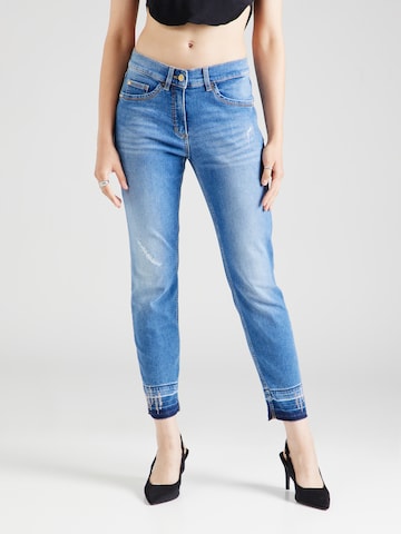 Coupe slim Jean 'Best4me' GERRY WEBER en bleu : devant