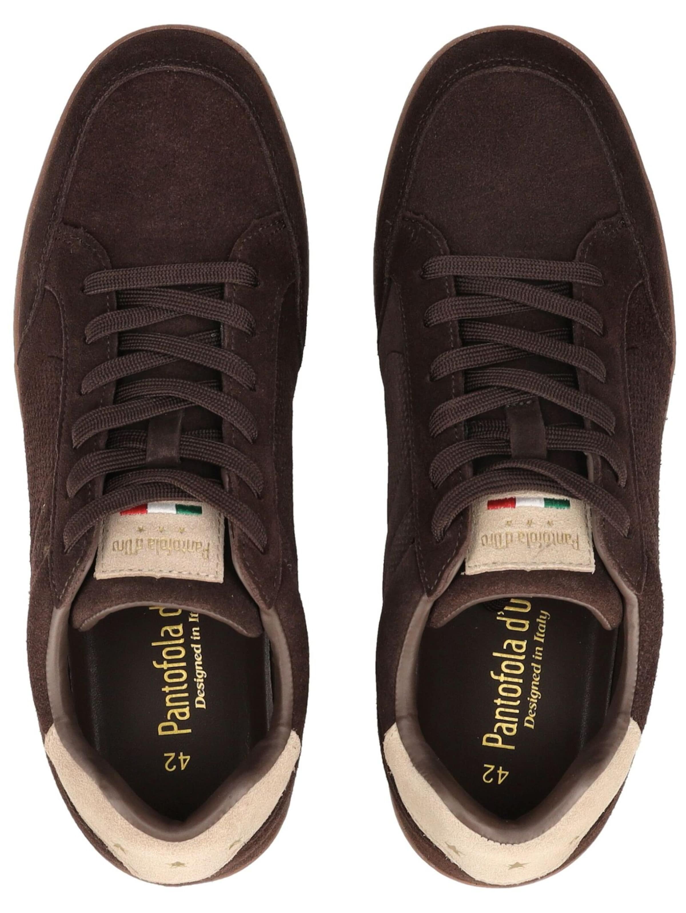 PANTOFOLA D'ORO Sneaker in Braun: oben